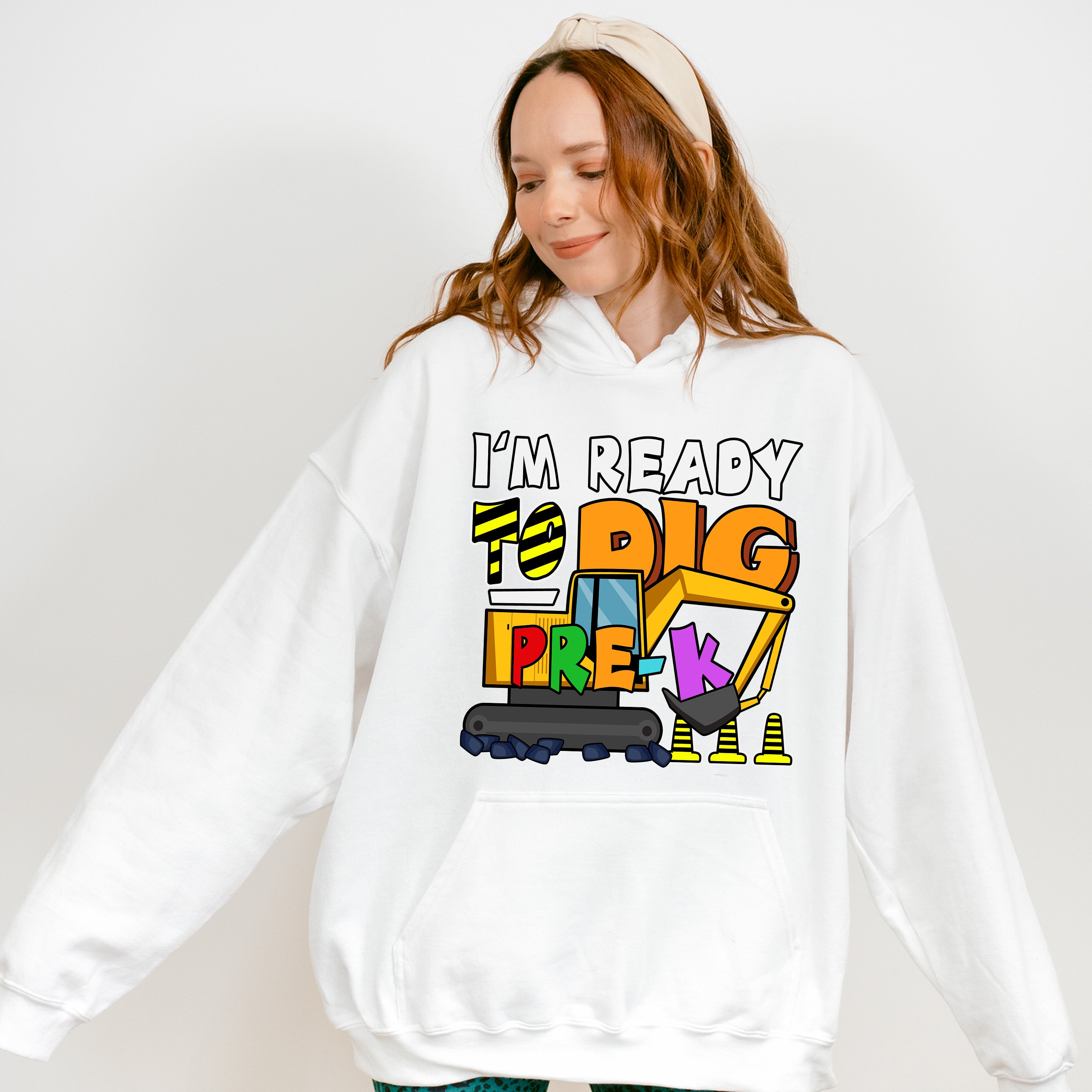 I'm Ready To Dig Pre-k Design - Pre-K Unisex Crewneck T-Shirt Sweatshirt Hoodie
