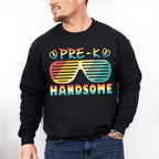 Pre-k Handsome Design - Pre-K Unisex Crewneck T-Shirt Sweatshirt Hoodie