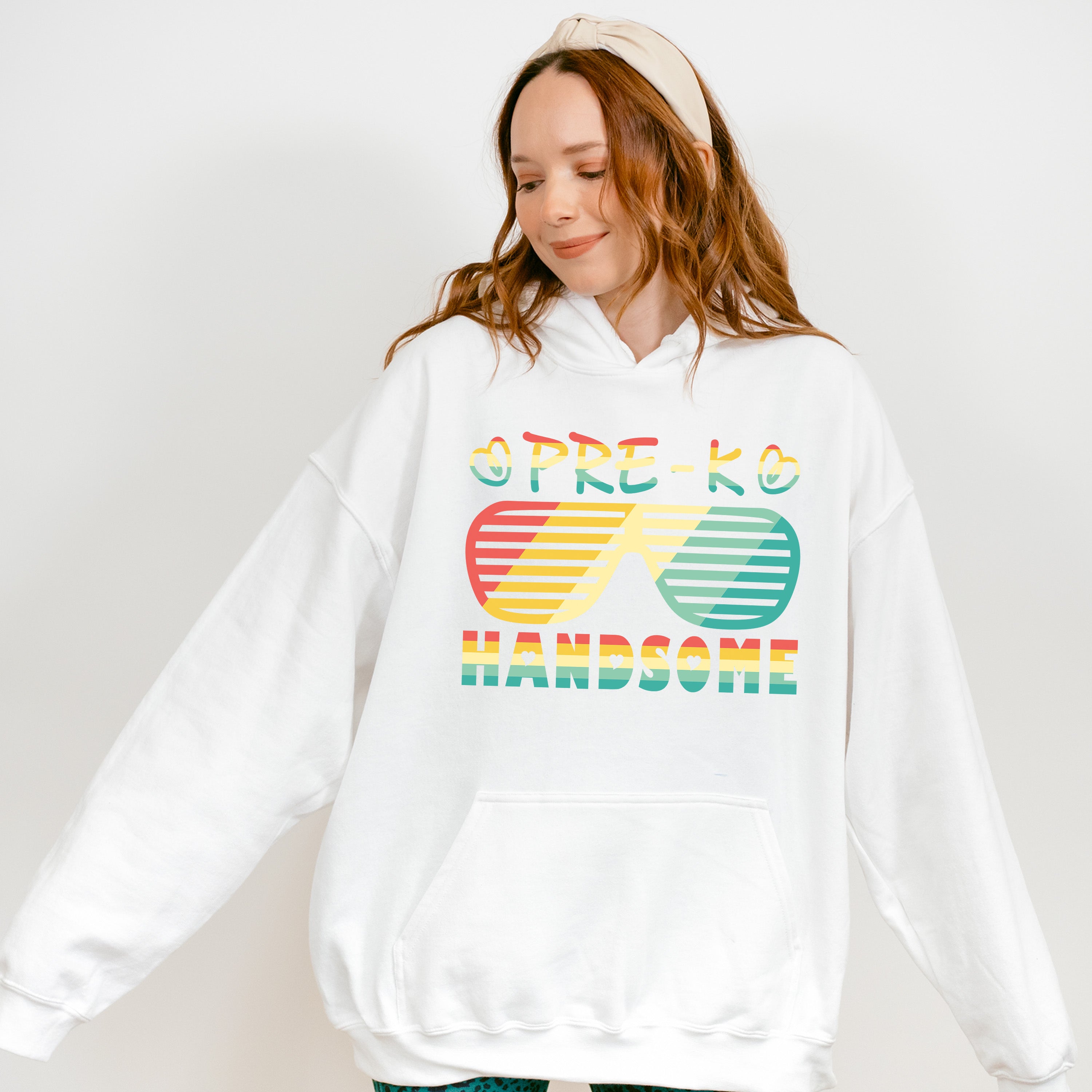 Pre-k Handsome Design - Pre-K Unisex Crewneck T-Shirt Sweatshirt Hoodie