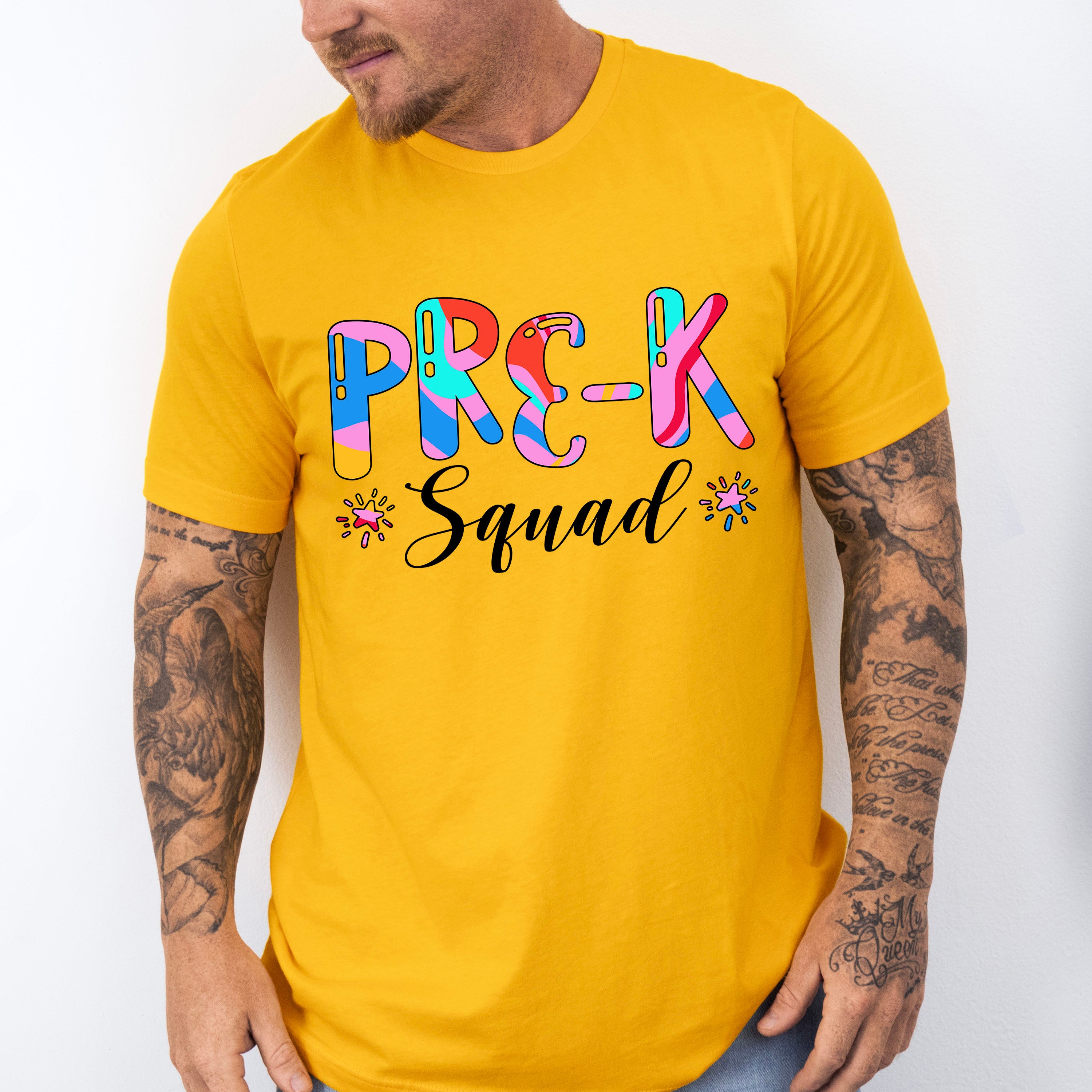 Pre-k Squad Design - Pre-K Unisex Crewneck T-Shirt Sweatshirt Hoodie
