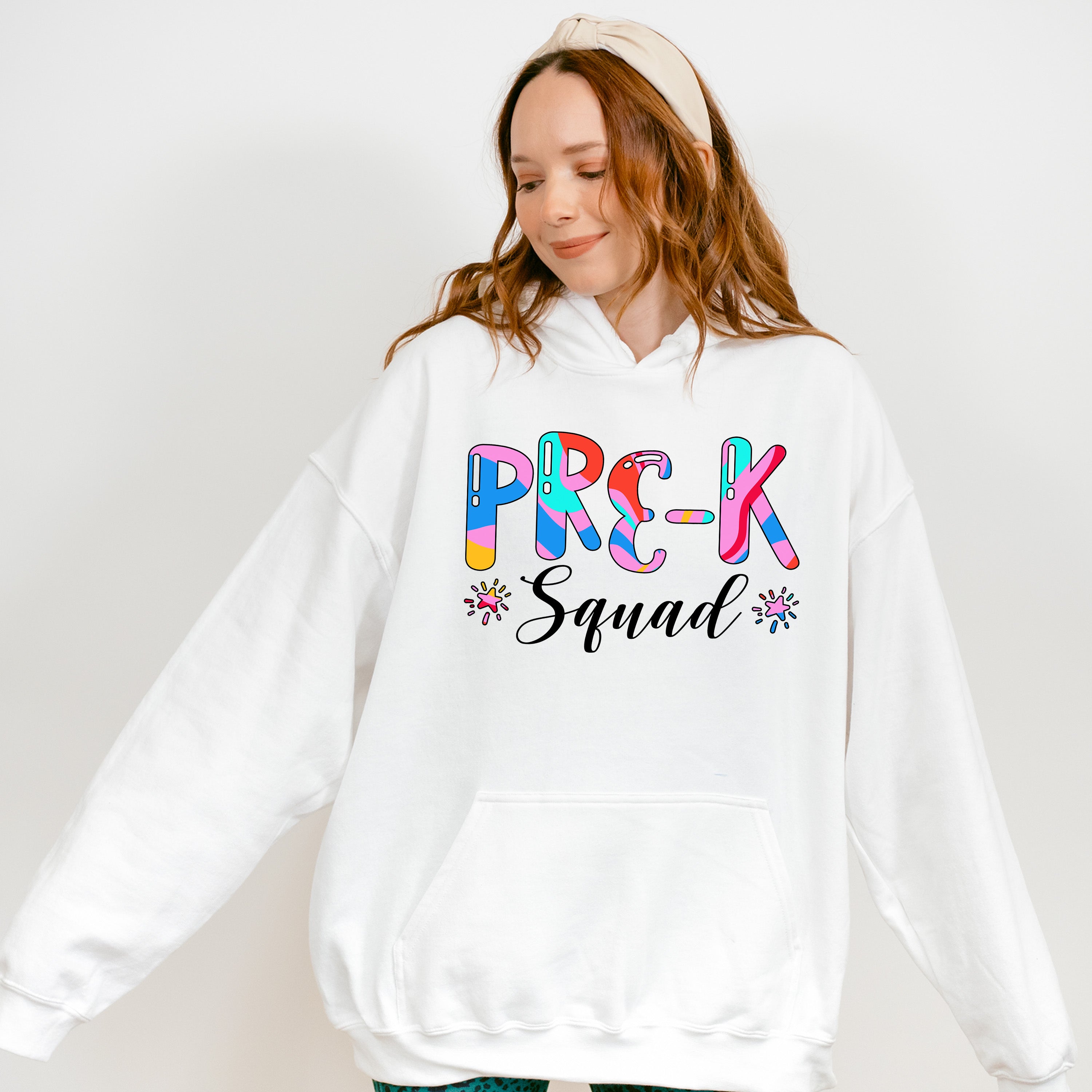 Pre-k Squad Design - Pre-K Unisex Crewneck T-Shirt Sweatshirt Hoodie