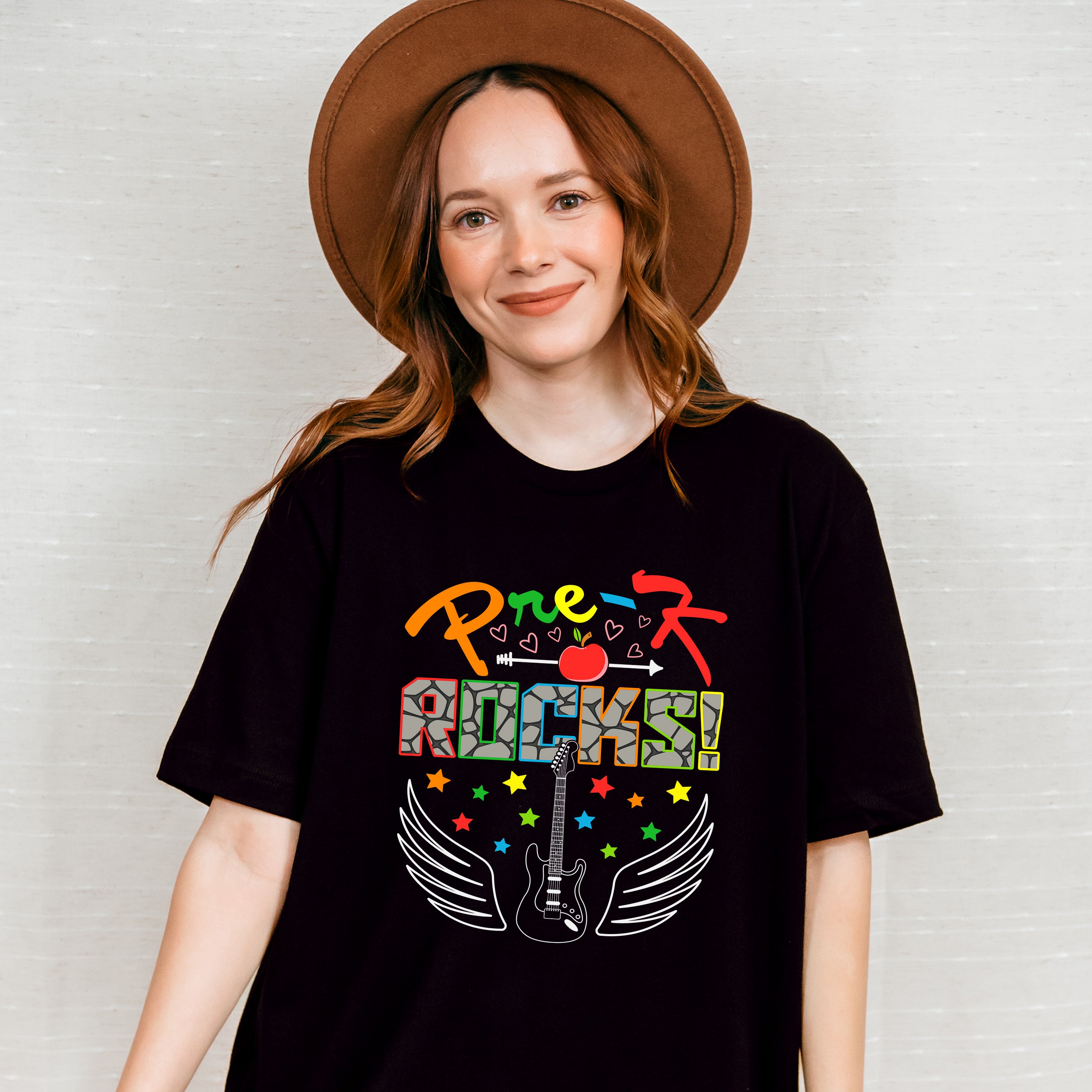 Pre-k Rocks Design - Pre-K Unisex Crewneck T-Shirt Sweatshirt Hoodie