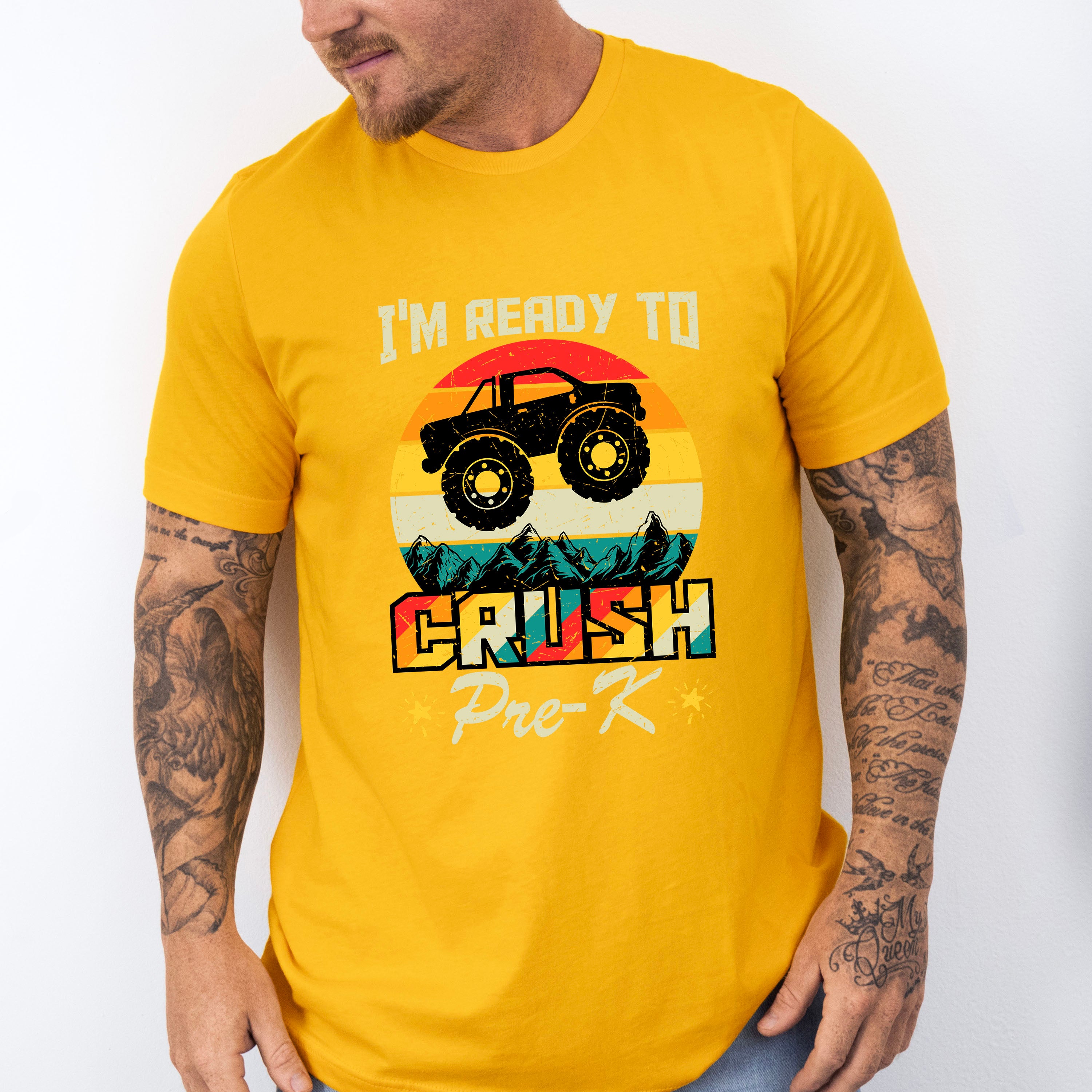 I'm Ready To Crush Design - Pre-K Unisex Crewneck T-Shirt Sweatshirt Hoodie
