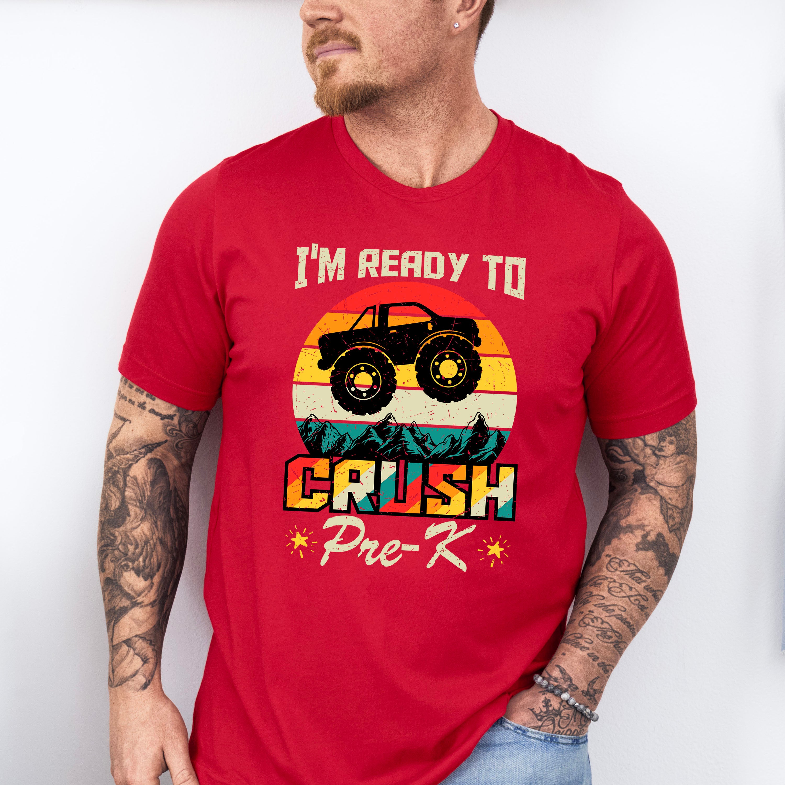 I'm Ready To Crush Design - Pre-K Unisex Crewneck T-Shirt Sweatshirt Hoodie