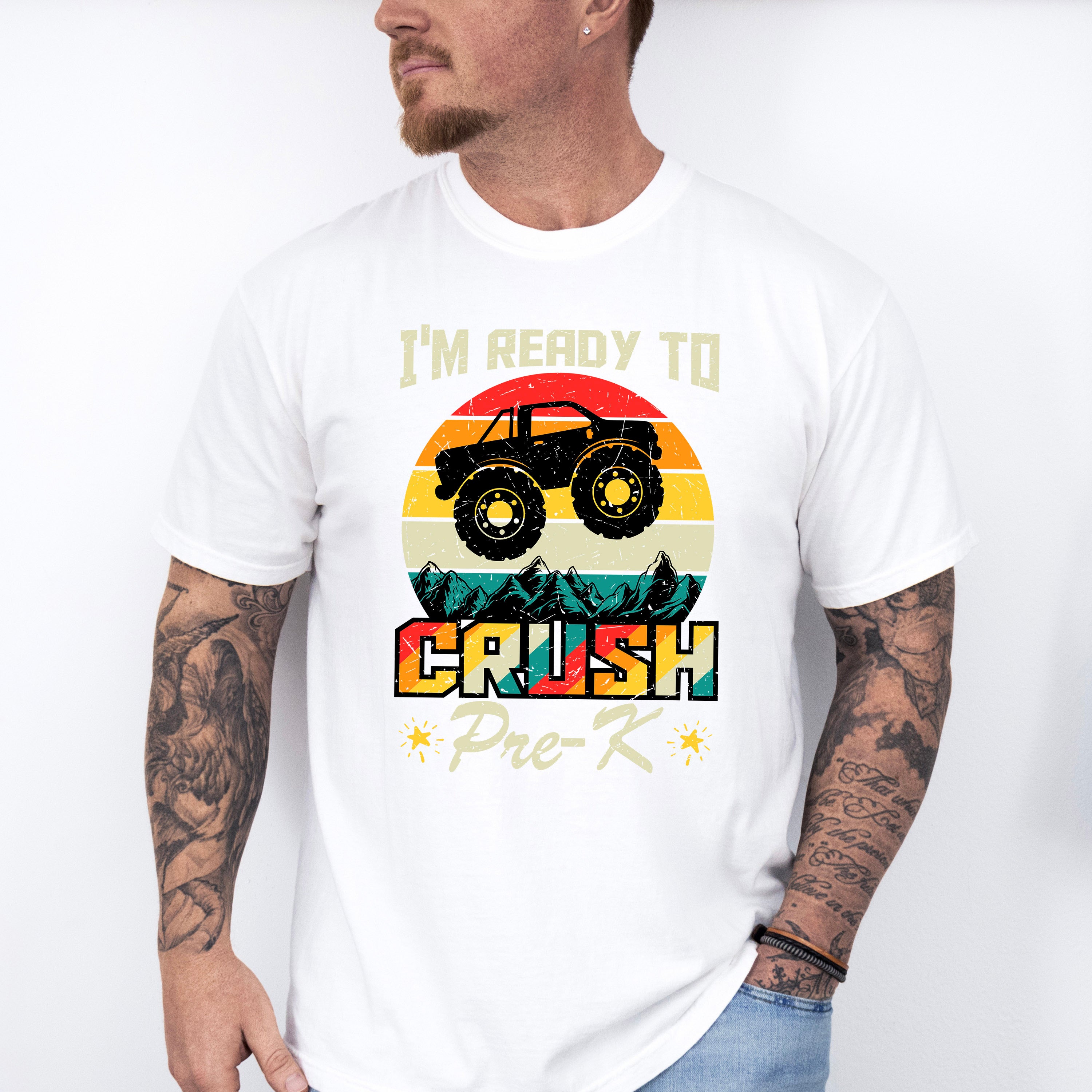 I'm Ready To Crush Design - Pre-K Unisex Crewneck T-Shirt Sweatshirt Hoodie