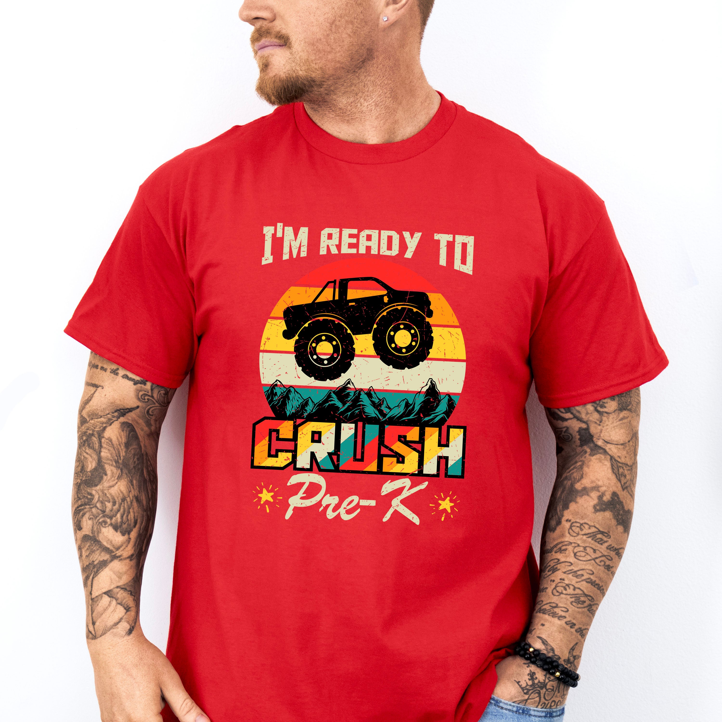 I'm Ready To Crush Design - Pre-K Unisex Crewneck T-Shirt Sweatshirt Hoodie