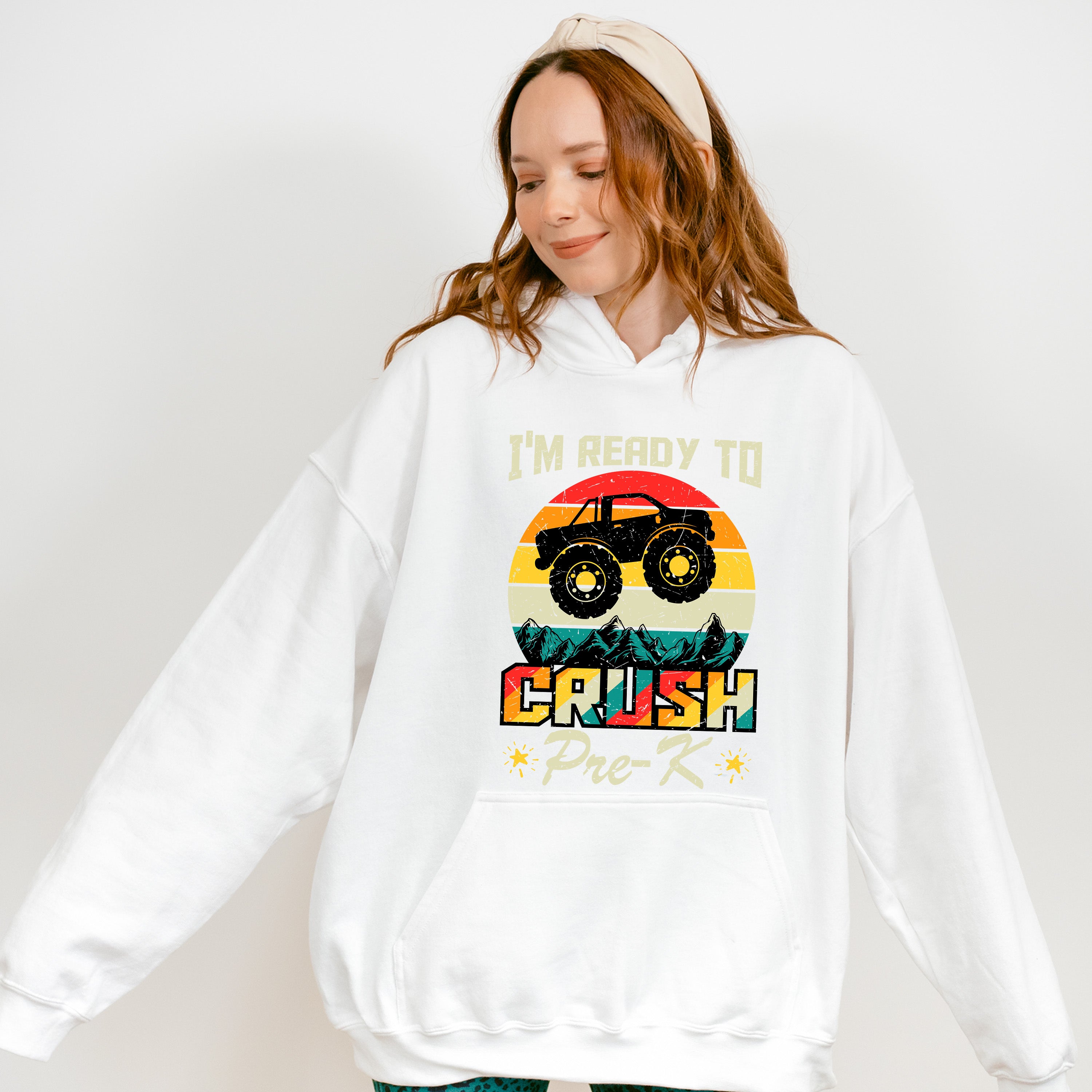 I'm Ready To Crush Design - Pre-K Unisex Crewneck T-Shirt Sweatshirt Hoodie