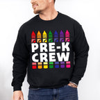 Pre-k Crew Pencil Design - Pre-K Unisex Crewneck T-Shirt Sweatshirt Hoodie