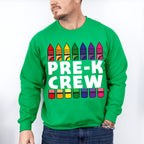 Pre-k Crew Pencil Design - Pre-K Unisex Crewneck T-Shirt Sweatshirt Hoodie