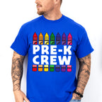 Pre-k Crew Pencil Design - Pre-K Unisex Crewneck T-Shirt Sweatshirt Hoodie