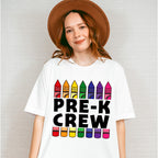 Pre-k Crew Pencil Design - Pre-K Unisex Crewneck T-Shirt Sweatshirt Hoodie
