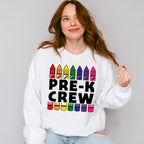 Pre-k Crew Pencil Design - Pre-K Unisex Crewneck T-Shirt Sweatshirt Hoodie