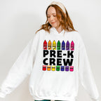 Pre-k Crew Pencil Design - Pre-K Unisex Crewneck T-Shirt Sweatshirt Hoodie