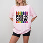 Pre-k Crew Pencil Design - Pre-K Unisex Crewneck T-Shirt Sweatshirt Hoodie