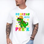 Roaring Into REX Pre-k Design - Pre-K Unisex Crewneck T-Shirt Sweatshirt Hoodie