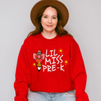 Lil Miss Pre-k Design - Pre-K Unisex Crewneck T-Shirt Sweatshirt Hoodie
