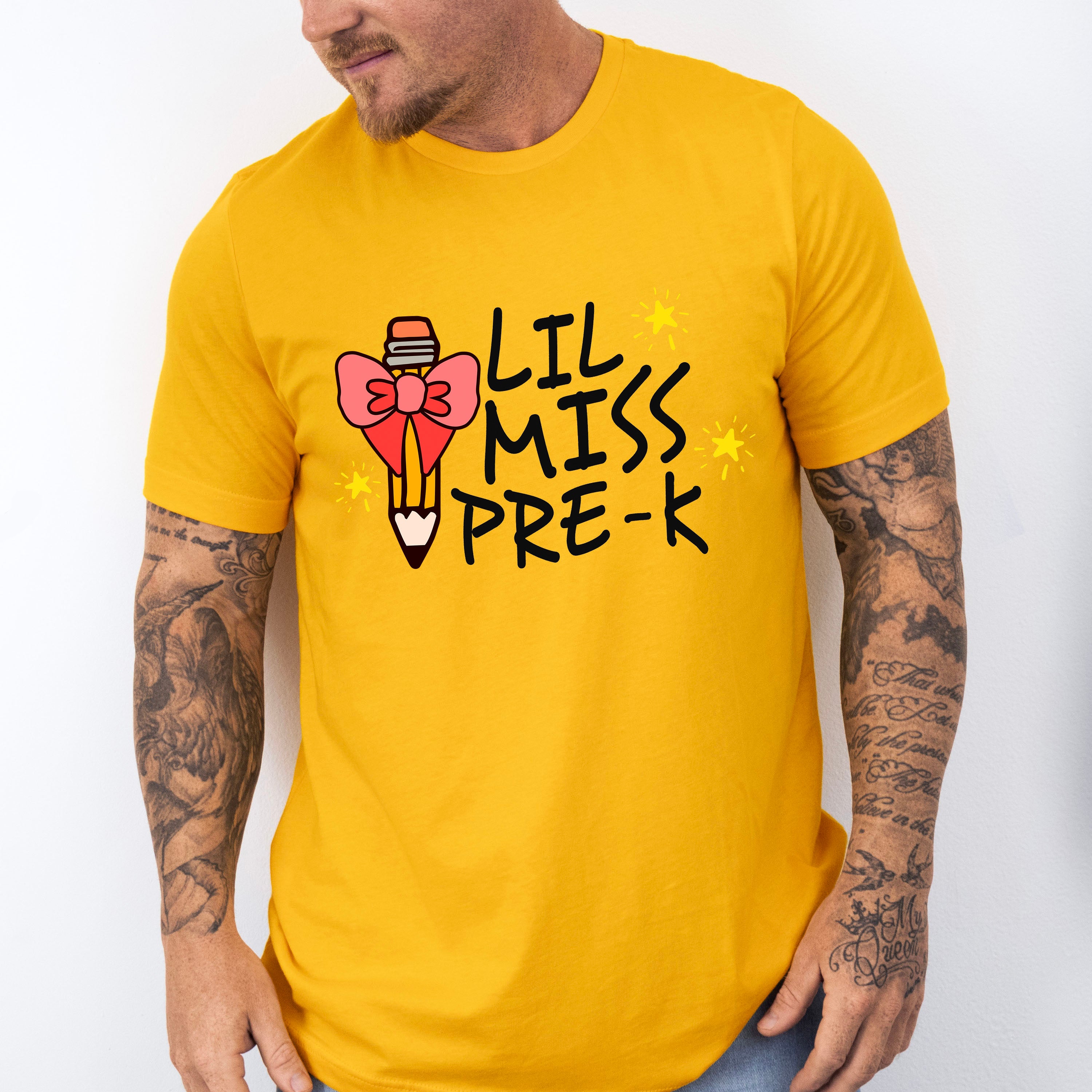 Lil Miss Pre-k Design - Pre-K Unisex Crewneck T-Shirt Sweatshirt Hoodie