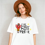 Lil Miss Pre-k Design - Pre-K Unisex Crewneck T-Shirt Sweatshirt Hoodie