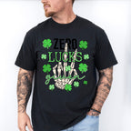 Zero Lucks Given - St. Patrick's Day Theme Unisex Crewneck T-Shirt Sweatshirt Hoodie