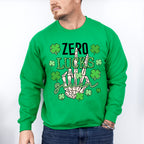 Zero Lucks Given - St. Patrick's Day Theme Unisex Crewneck T-Shirt Sweatshirt Hoodie