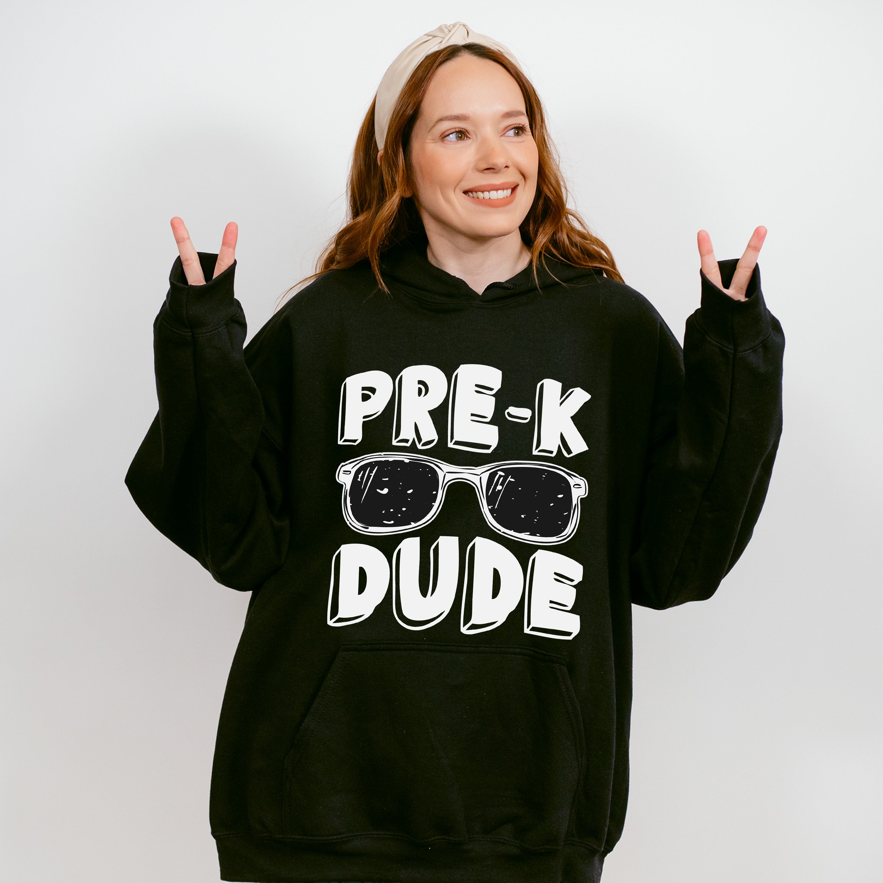 Pre-k Dude Design - Pre-K Unisex Crewneck T-Shirt Sweatshirt Hoodie