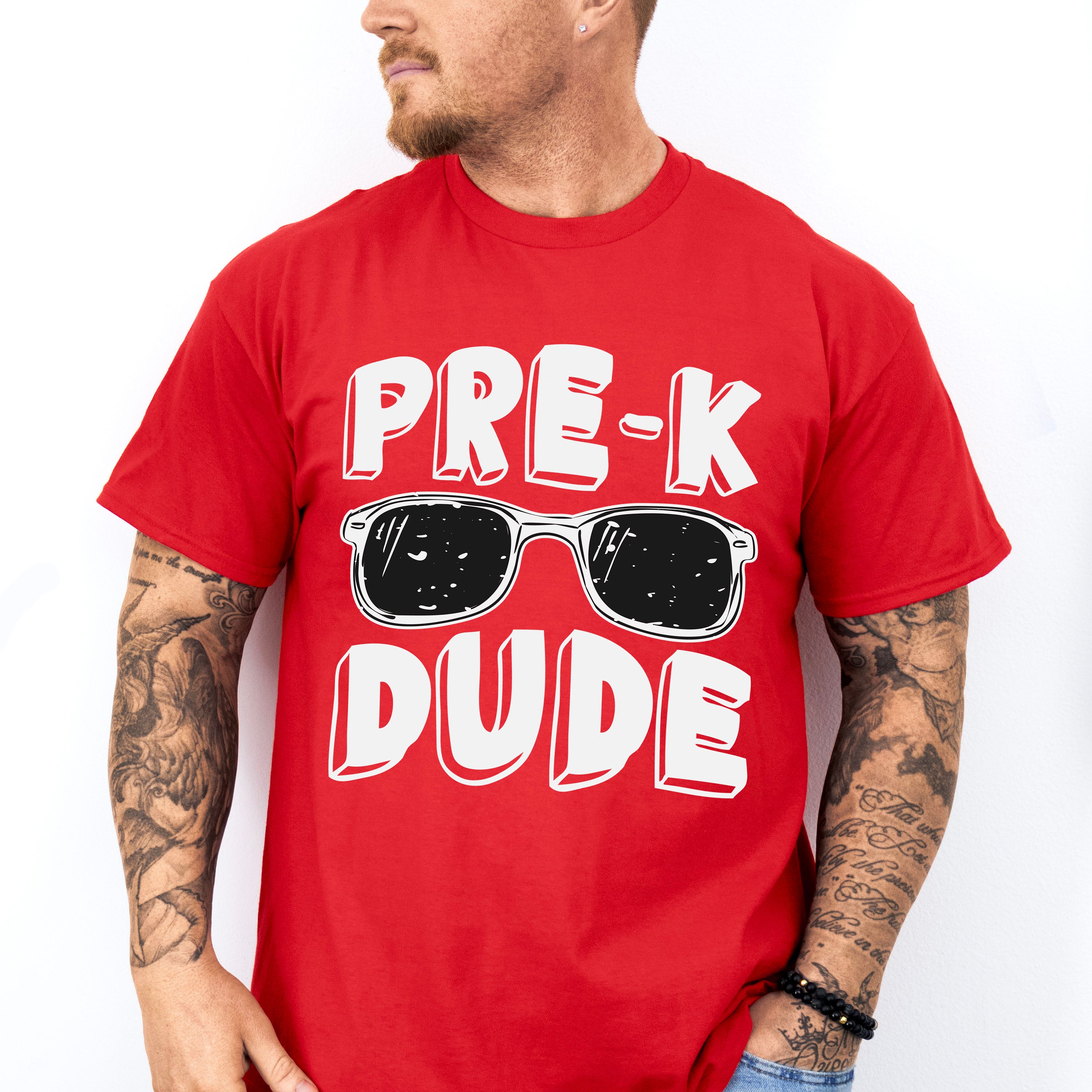 Pre-k Dude Design - Pre-K Unisex Crewneck T-Shirt Sweatshirt Hoodie