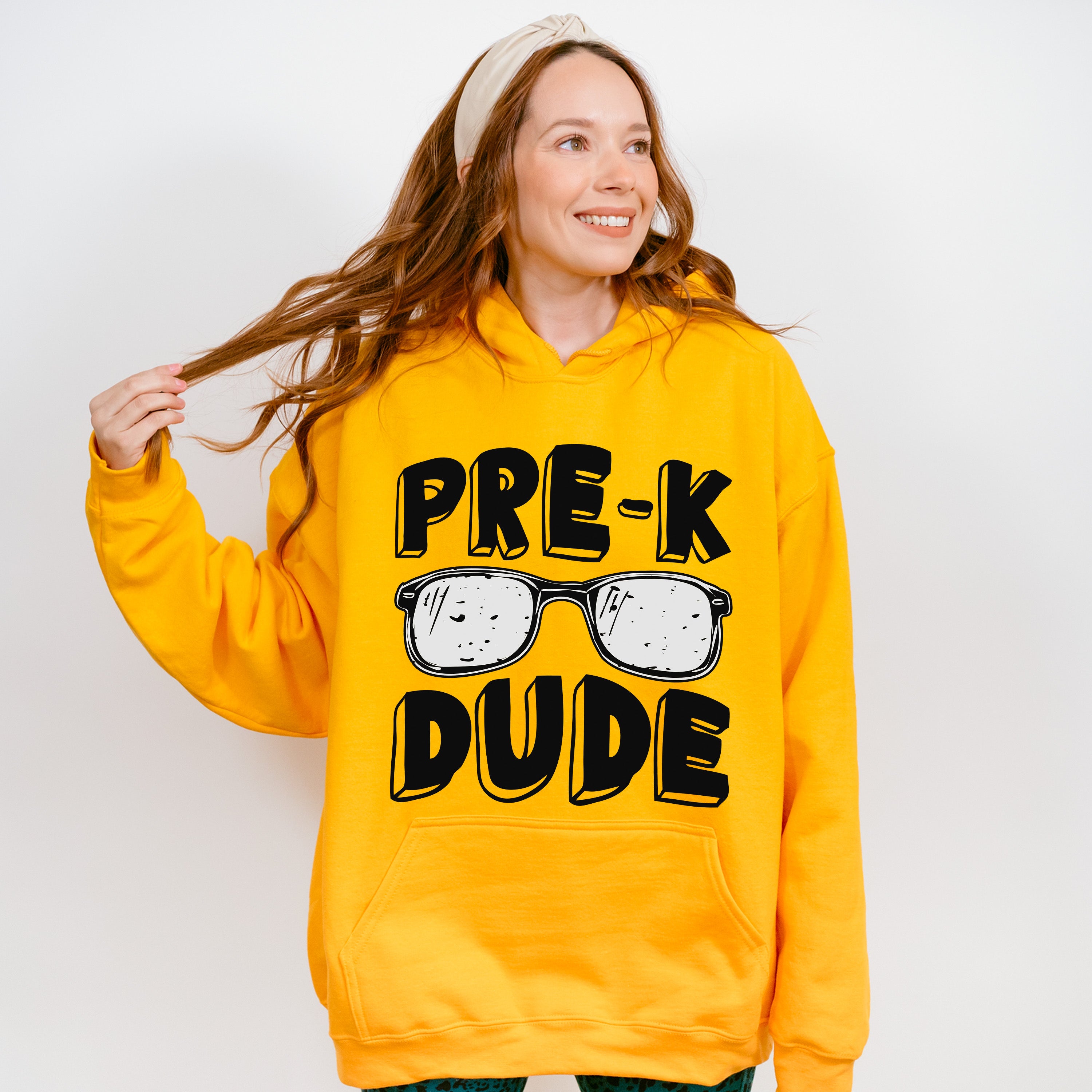 Pre-k Dude Design - Pre-K Unisex Crewneck T-Shirt Sweatshirt Hoodie