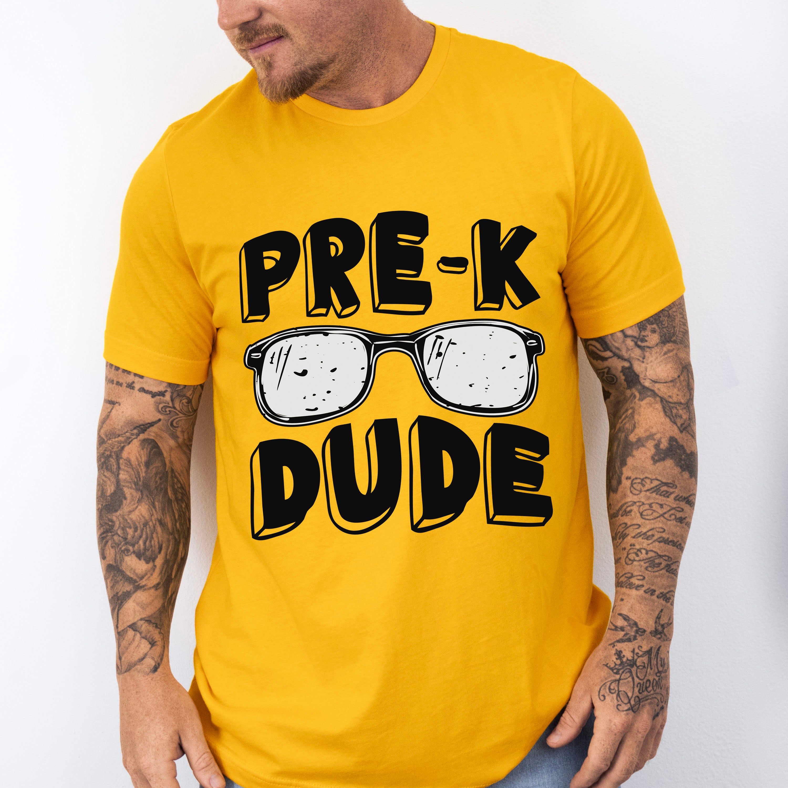 Pre-k Dude Design - Pre-K Unisex Crewneck T-Shirt Sweatshirt Hoodie