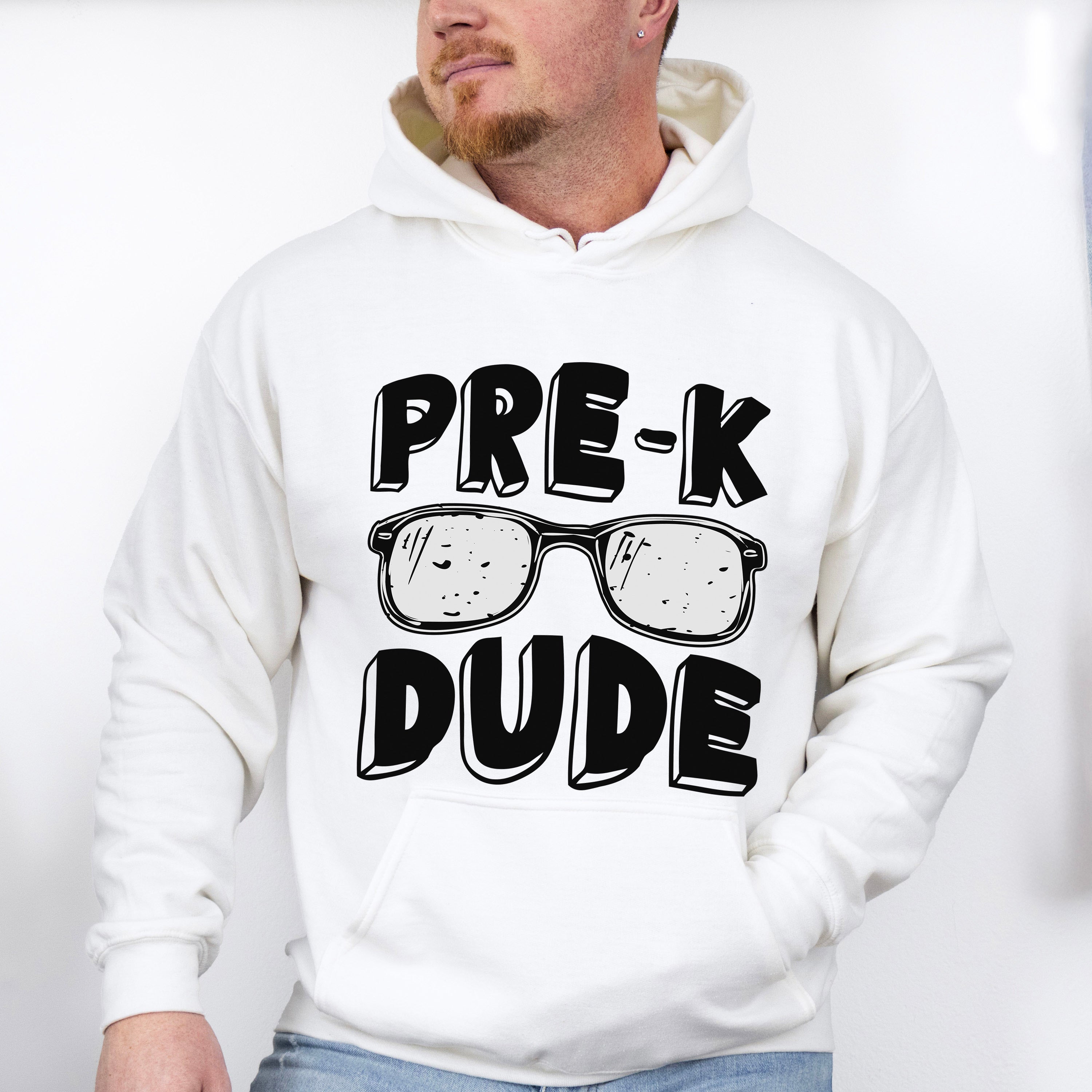 Pre-k Dude Design - Pre-K Unisex Crewneck T-Shirt Sweatshirt Hoodie