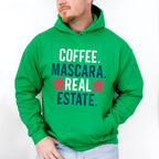 Coffee Mascara Real Estate Design - Realtor Unisex Crewneck T-Shirt Sweatshirt Hoodie