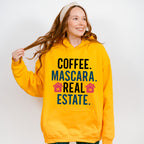 Coffee Mascara Real Estate Design - Realtor Unisex Crewneck T-Shirt Sweatshirt Hoodie