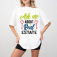 Ask Me About Real Estate Design - Realtor Unisex Crewneck T-Shirt Sweatshirt Hoodie