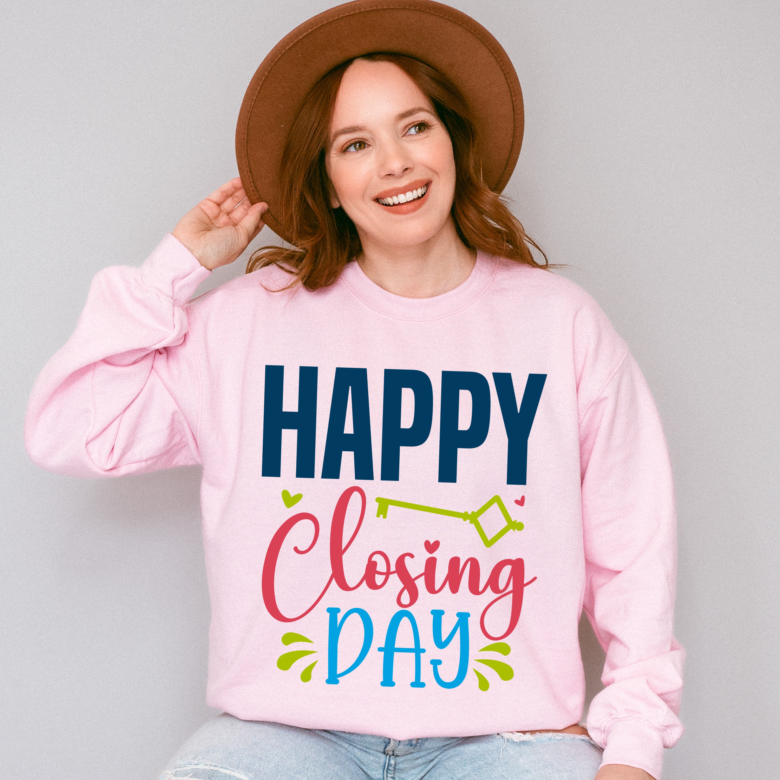 Happy Closing Day - Realtor Unisex Crewneck T-Shirt Sweatshirt Hoodie