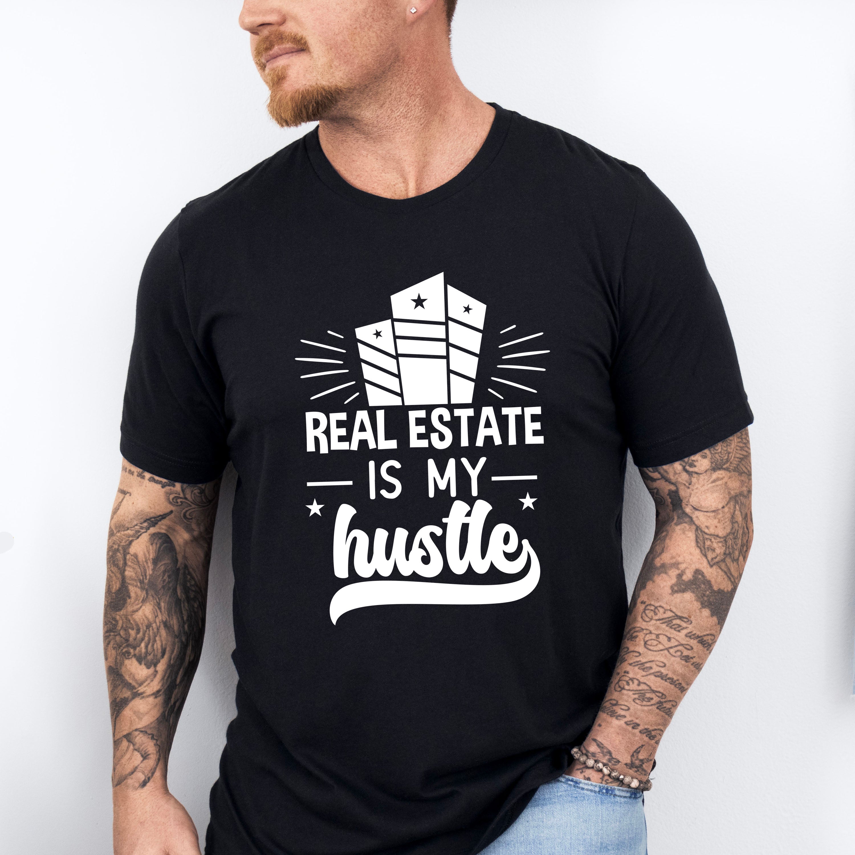 Real Estate Is My Hustle - Realtor Unisex Crewneck T-Shirt Sweatshirt Hoodie