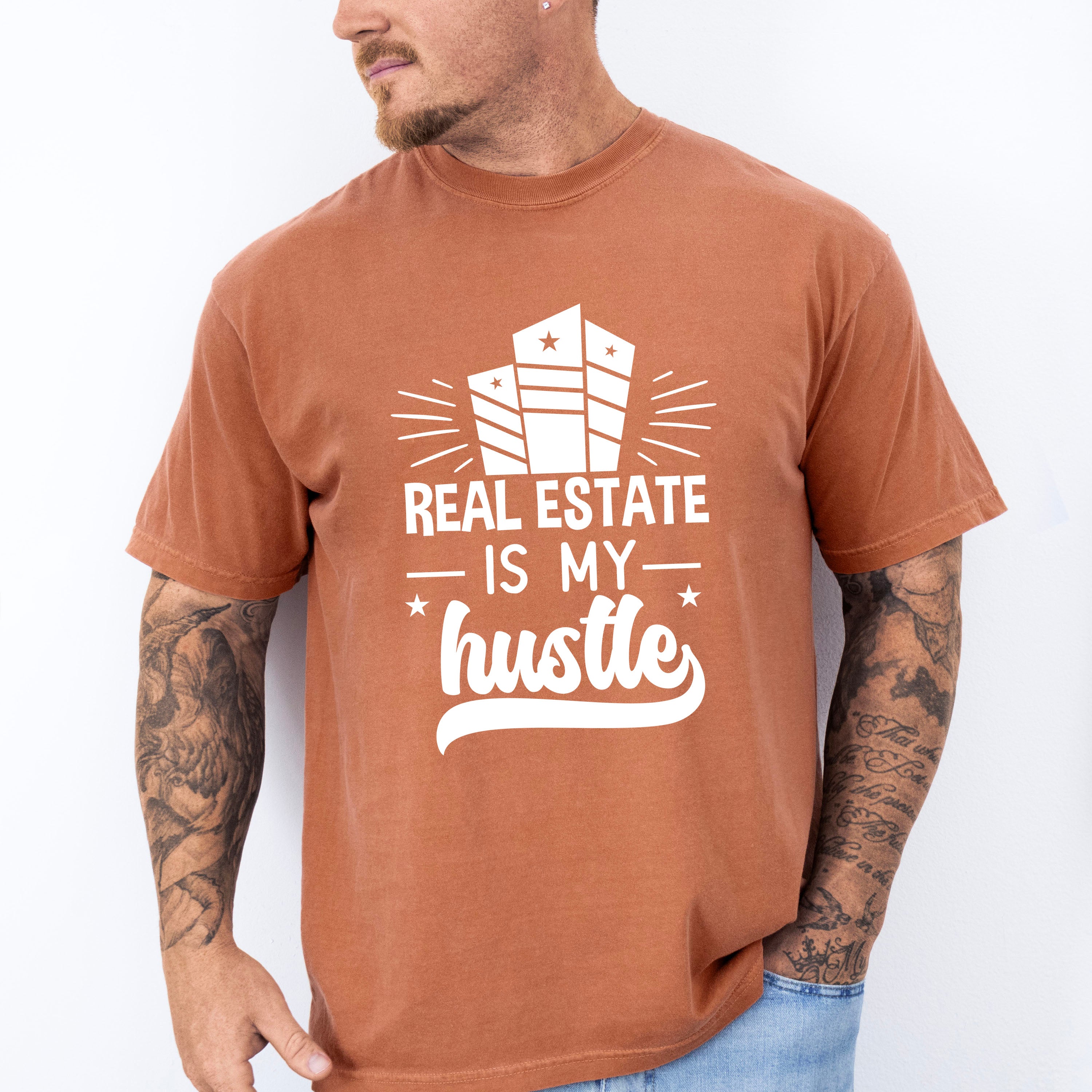 Real Estate Is My Hustle - Realtor Unisex Crewneck T-Shirt Sweatshirt Hoodie