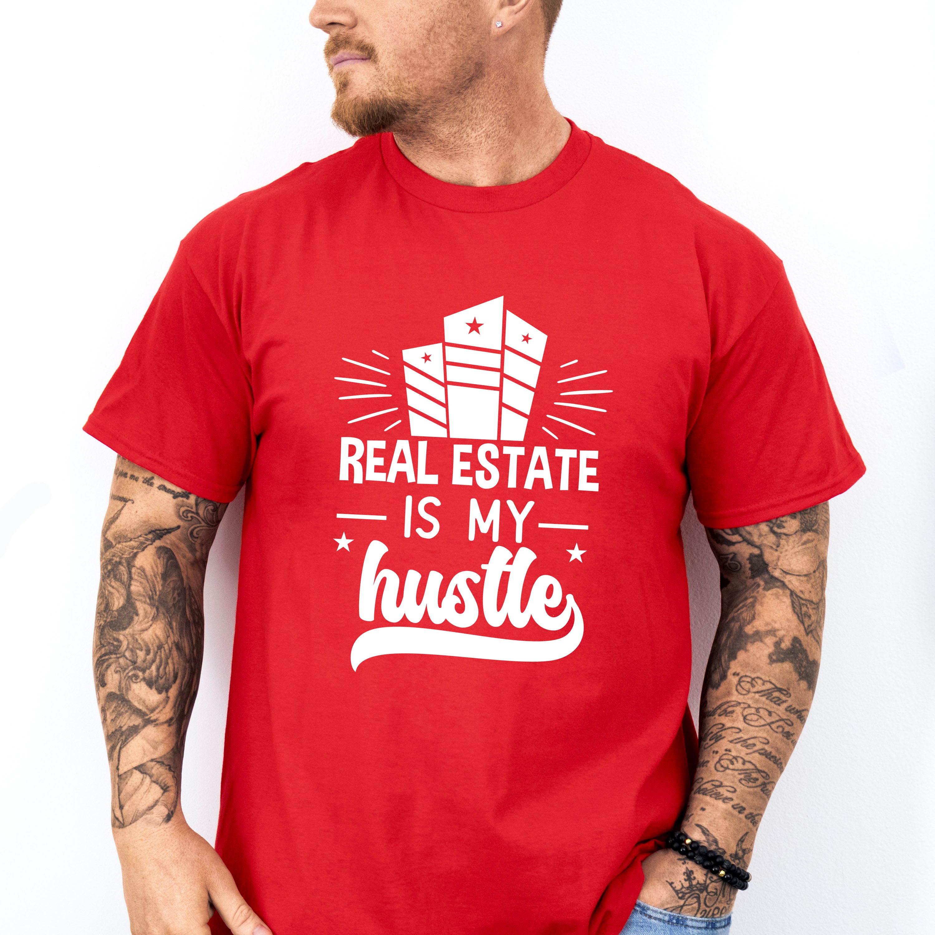 Real Estate Is My Hustle - Realtor Unisex Crewneck T-Shirt Sweatshirt Hoodie