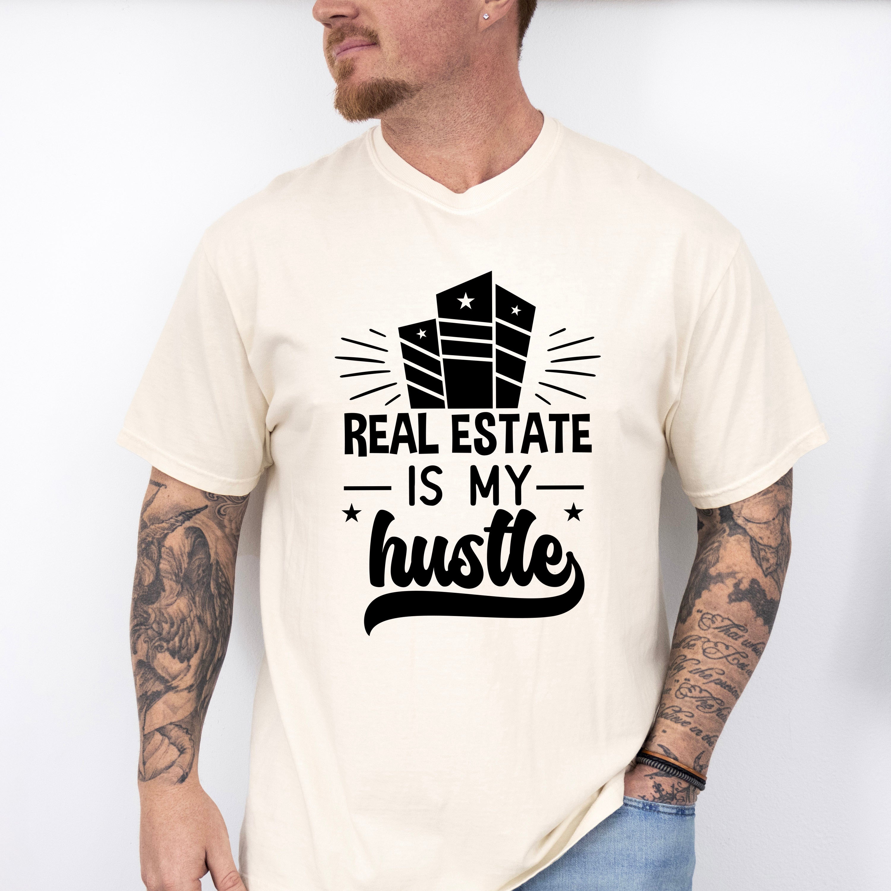Real Estate Is My Hustle - Realtor Unisex Crewneck T-Shirt Sweatshirt Hoodie