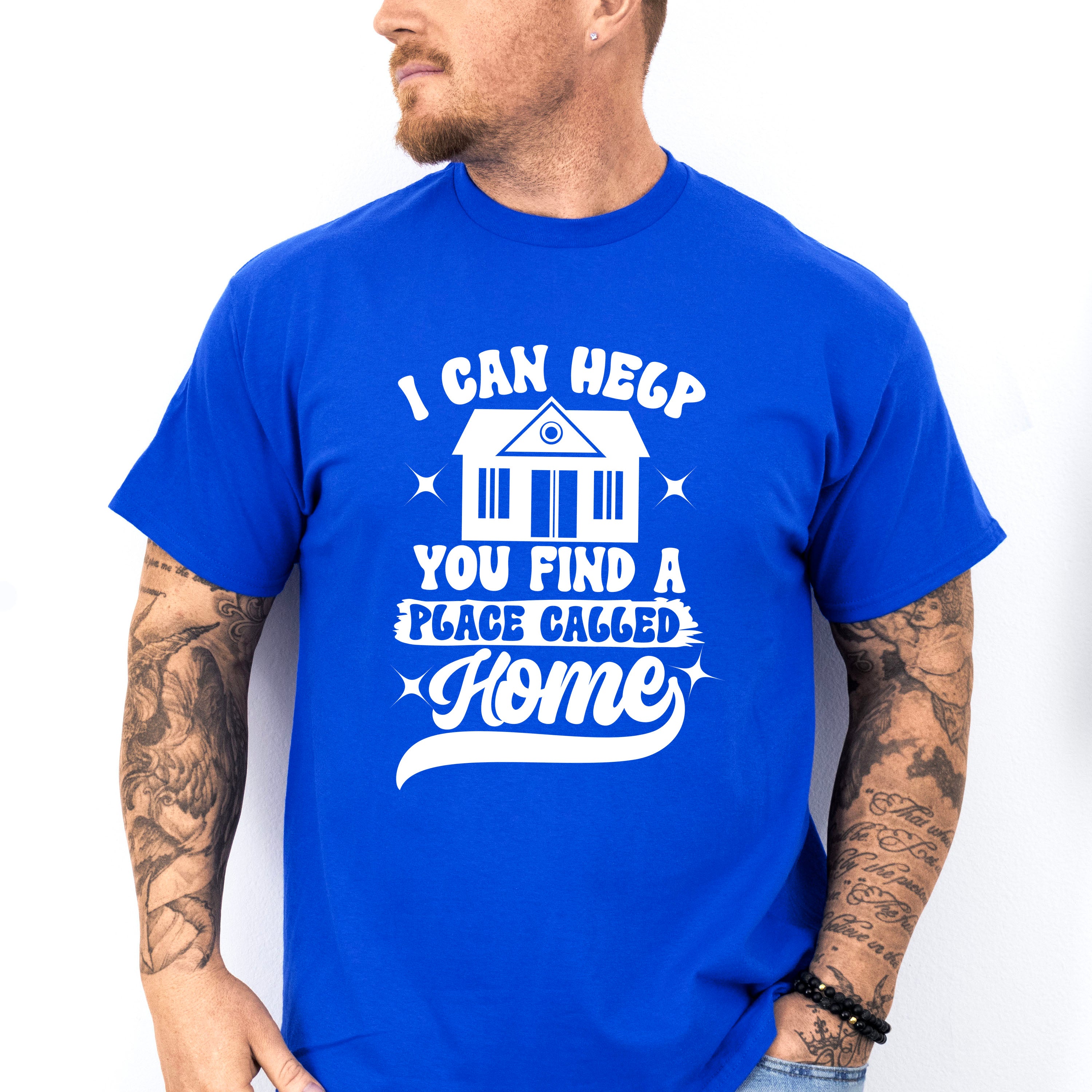 I Can Help You Find A Place Called Home Design - Realtor Unisex Crewneck T-Shirt Sweatshirt Hoodie