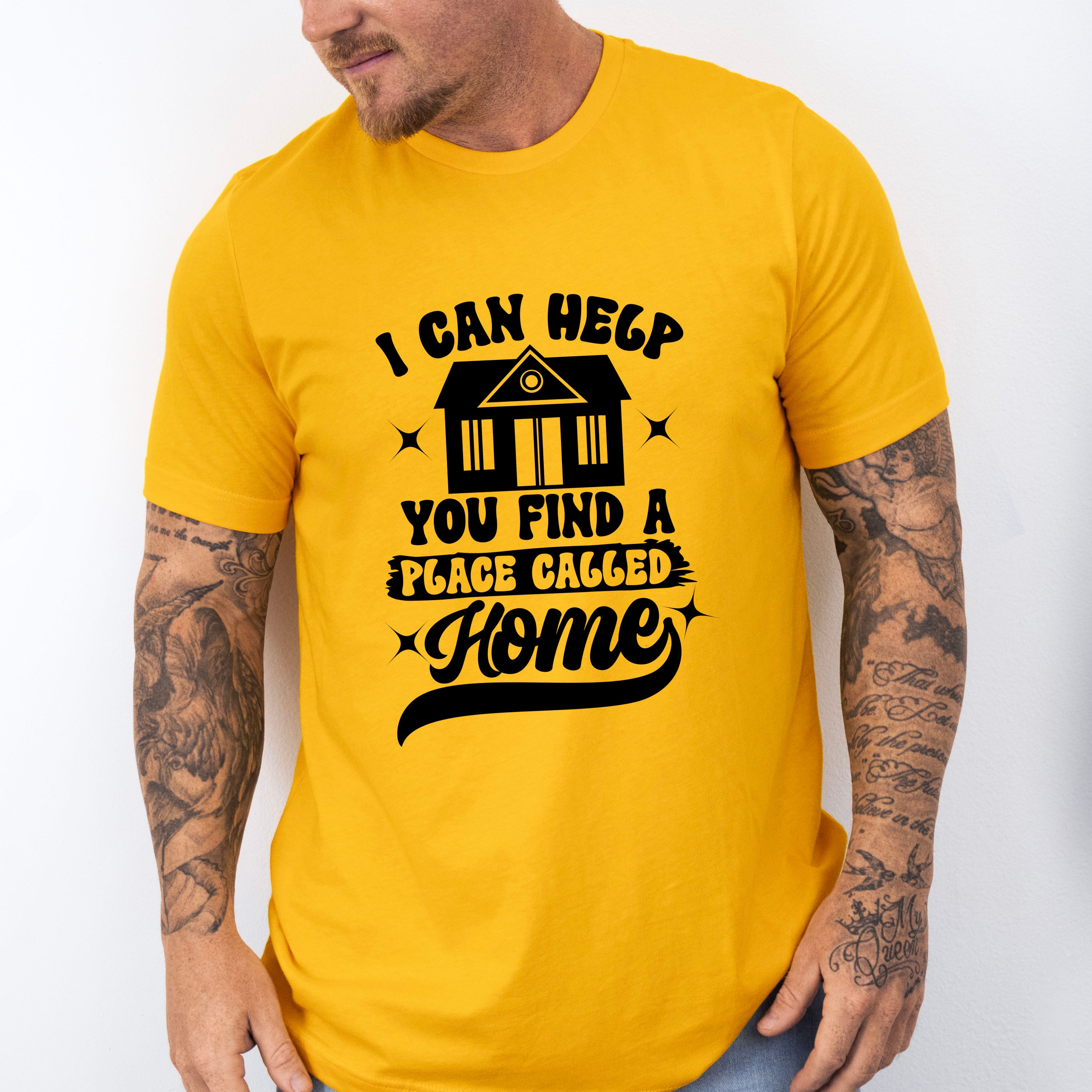 I Can Help You Find A Place Called Home Design - Realtor Unisex Crewneck T-Shirt Sweatshirt Hoodie