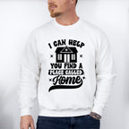 I Can Help You Find A Place Called Home Design - Realtor Unisex Crewneck T-Shirt Sweatshirt Hoodie