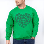 Clovers Heart - St. Patrick's Day Theme Unisex Crewneck T-Shirt Sweatshirt Hoodie