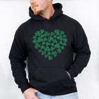 Clovers Heart - St. Patrick's Day Theme Unisex Crewneck T-Shirt Sweatshirt Hoodie