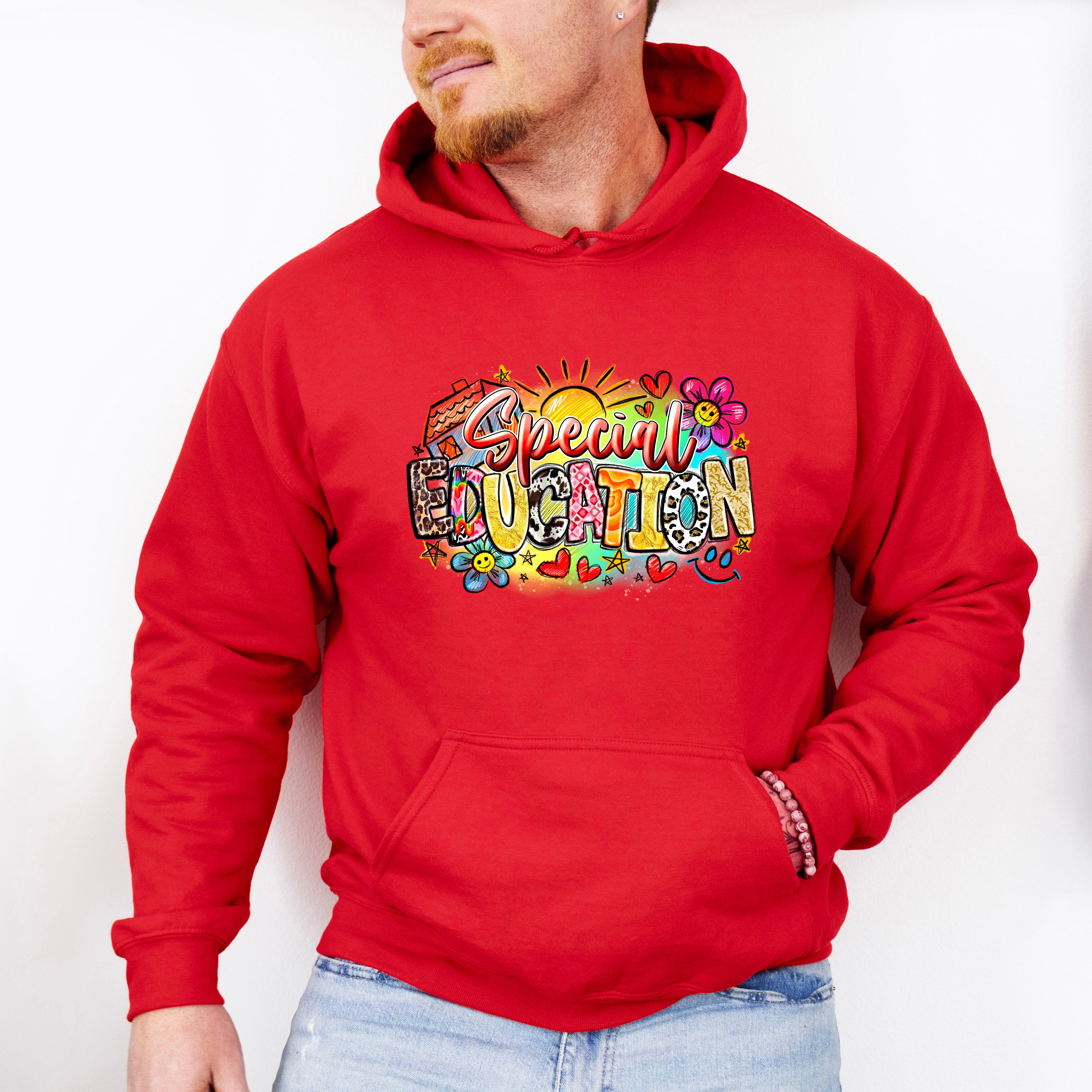 Special Education Doodles Design - Special Education Unisex Crewneck T-Shirt Sweatshirt Hoodie