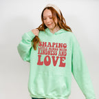 Shaping Little Minds With Kindness And Love Design - Special Education Unisex Crewneck T-Shirt Sweatshirt Hoodie