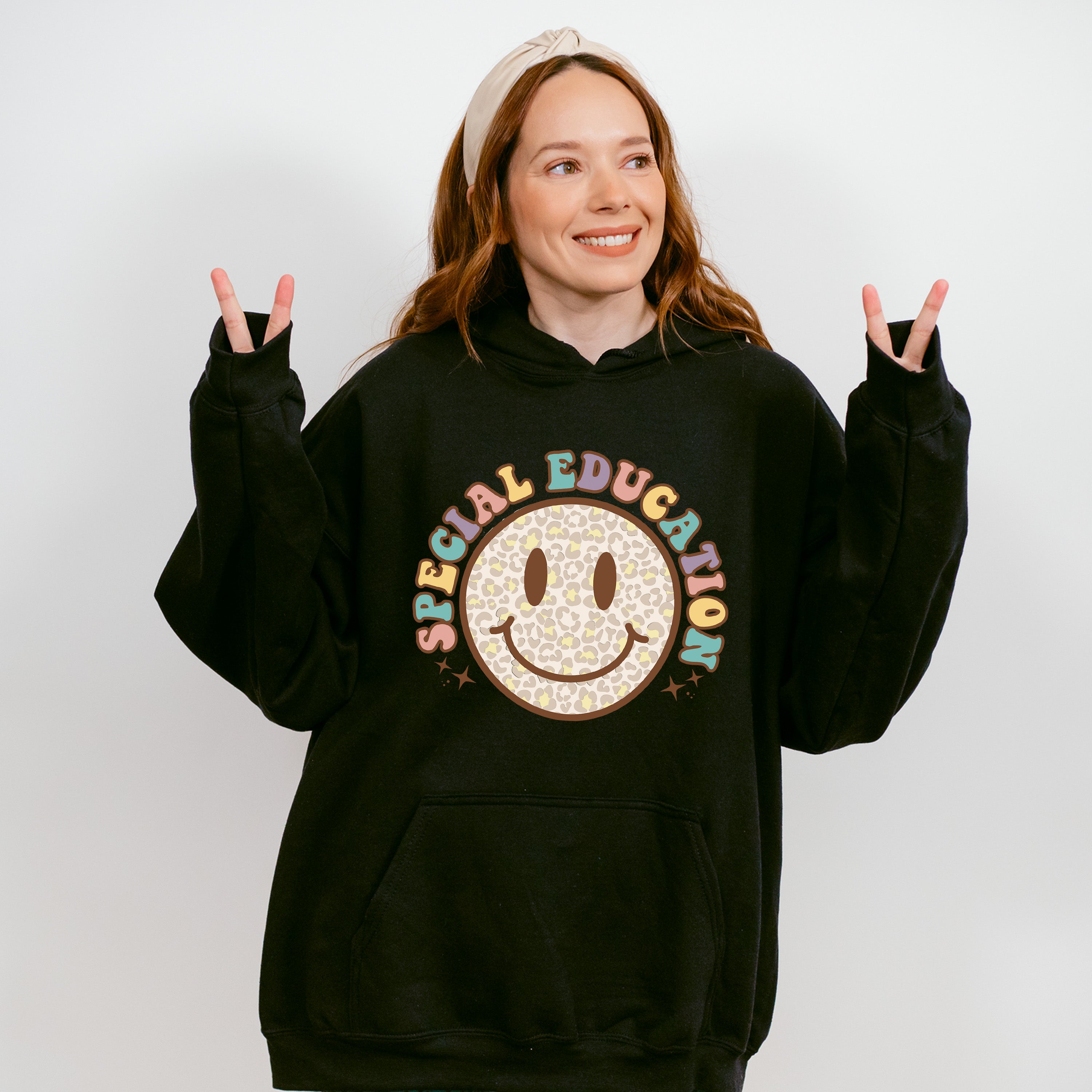 Smile Face Special Education Design - Special Education Unisex Crewneck T-Shirt Sweatshirt Hoodie