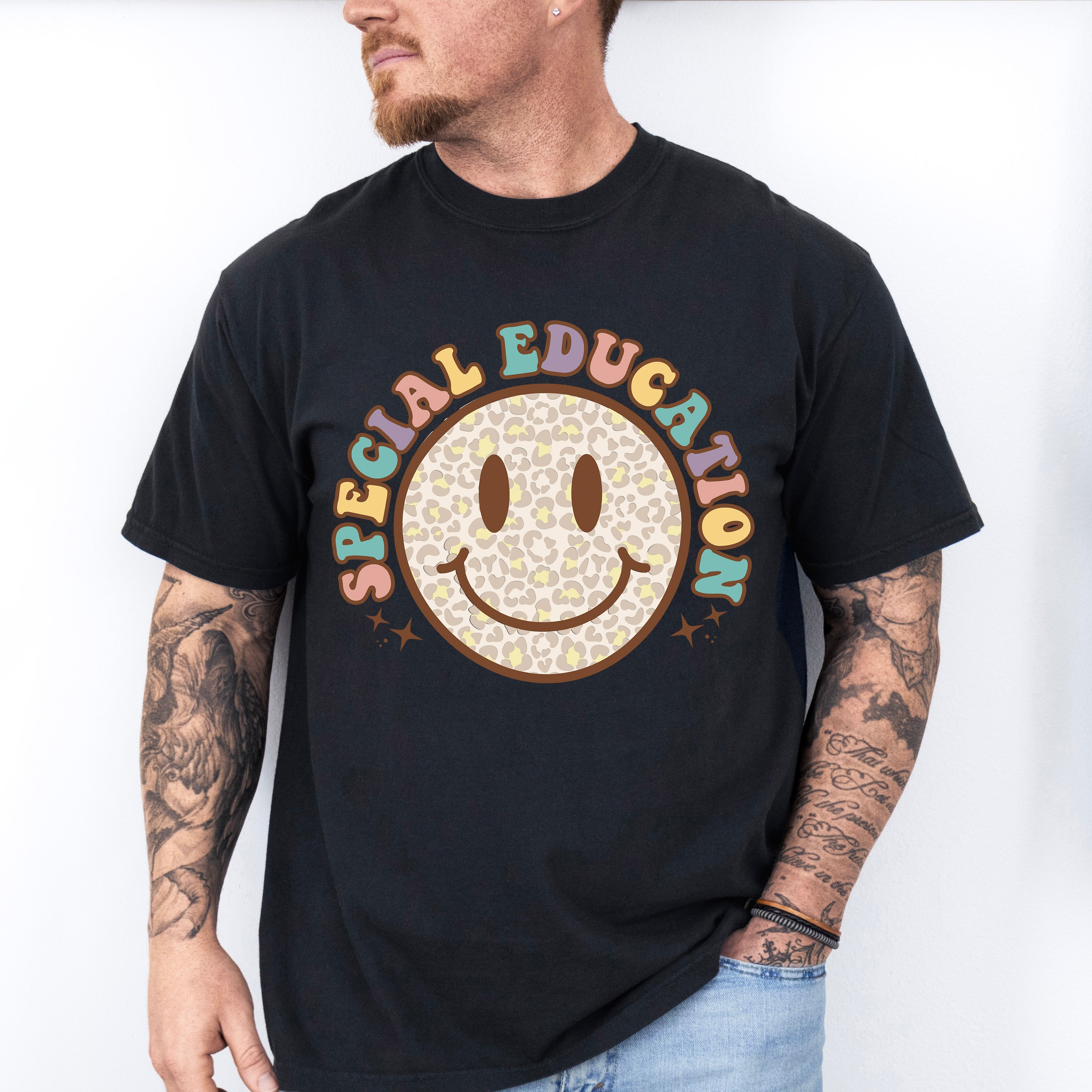 Smile Face Special Education Design - Special Education Unisex Crewneck T-Shirt Sweatshirt Hoodie