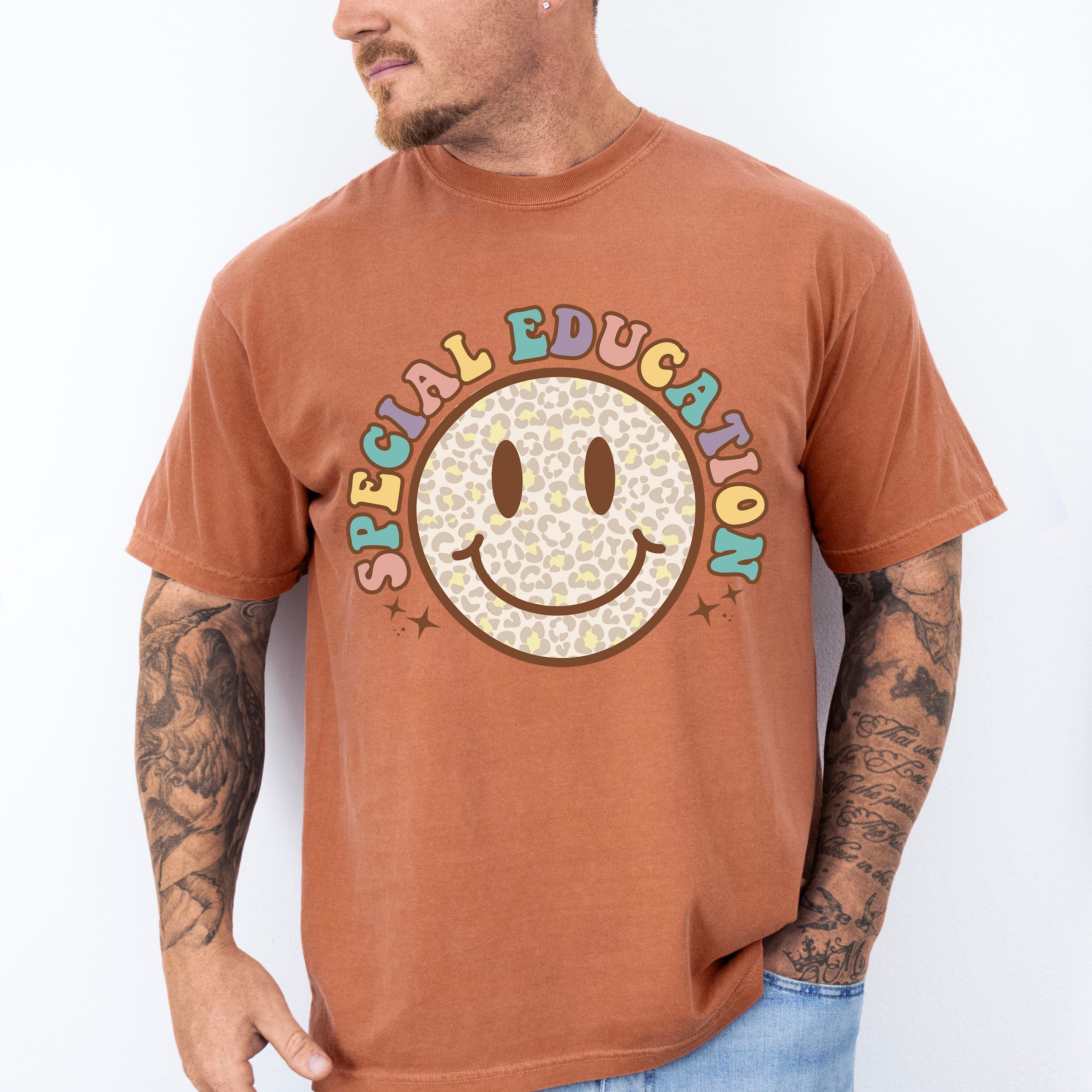 Smile Face Special Education Design - Special Education Unisex Crewneck T-Shirt Sweatshirt Hoodie