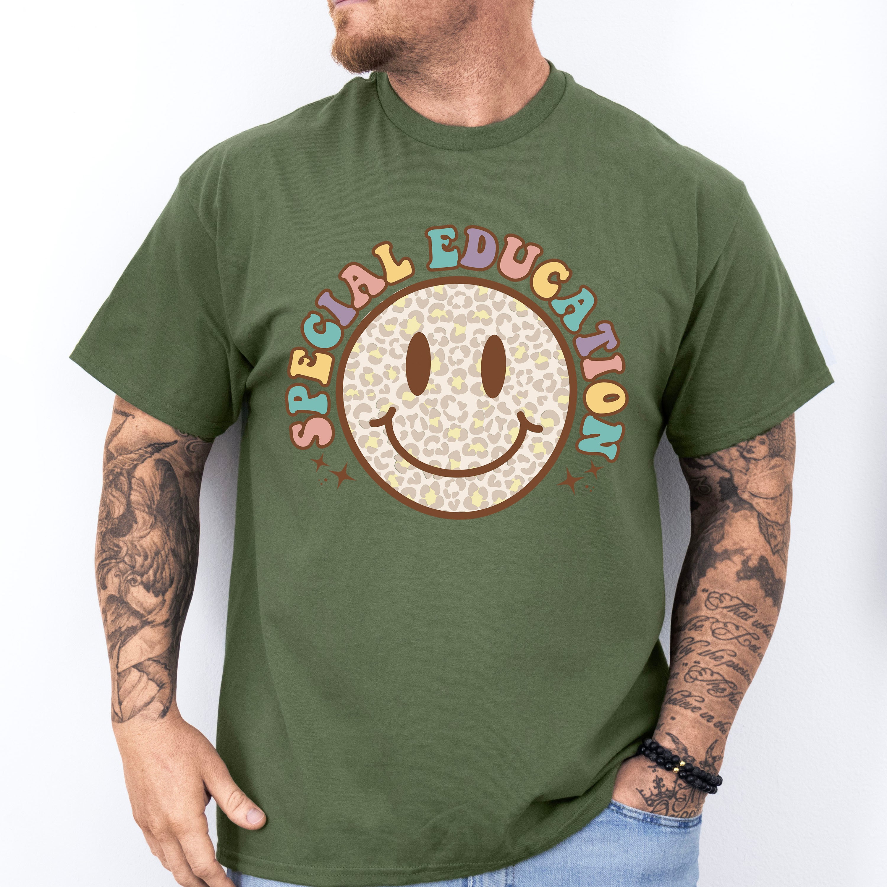 Smile Face Special Education Design - Special Education Unisex Crewneck T-Shirt Sweatshirt Hoodie
