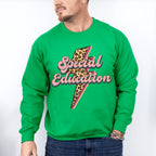 Special Education Lightning Design - Special Education Unisex Crewneck T-Shirt Sweatshirt Hoodie