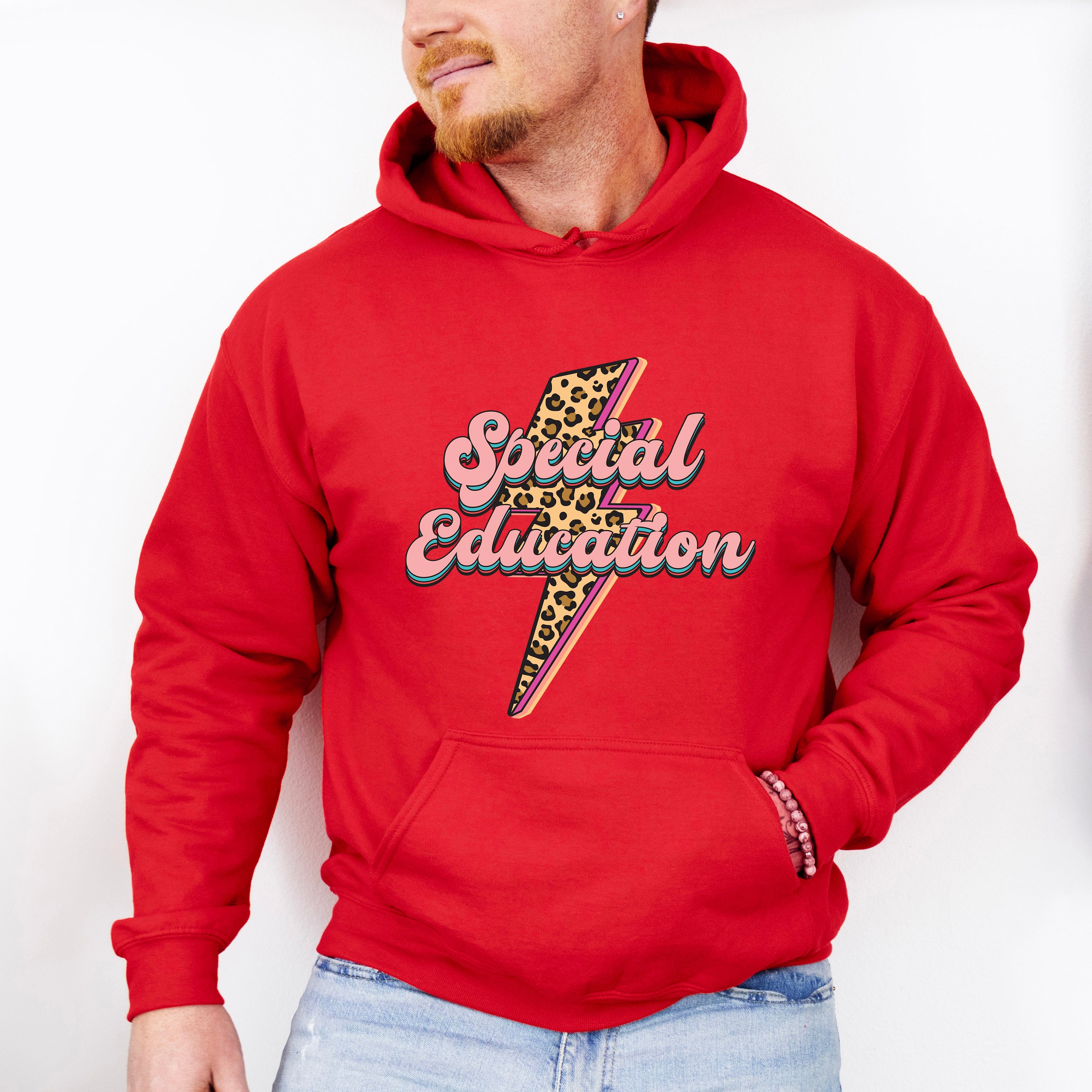 Special Education Lightning Design - Special Education Unisex Crewneck T-Shirt Sweatshirt Hoodie